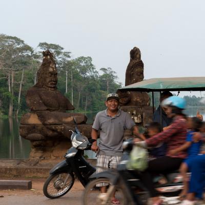 Tuk Tuk Charlie At Angkor Thom